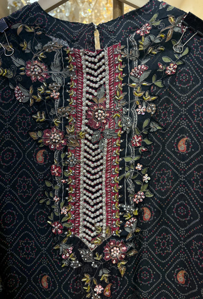 Zarnoor Muslin Farshi Set
