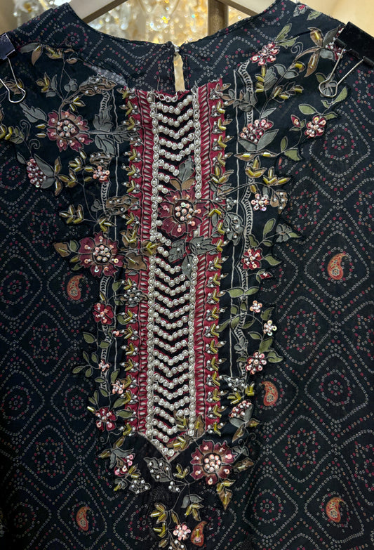 Zarnoor Muslin Farshi Set