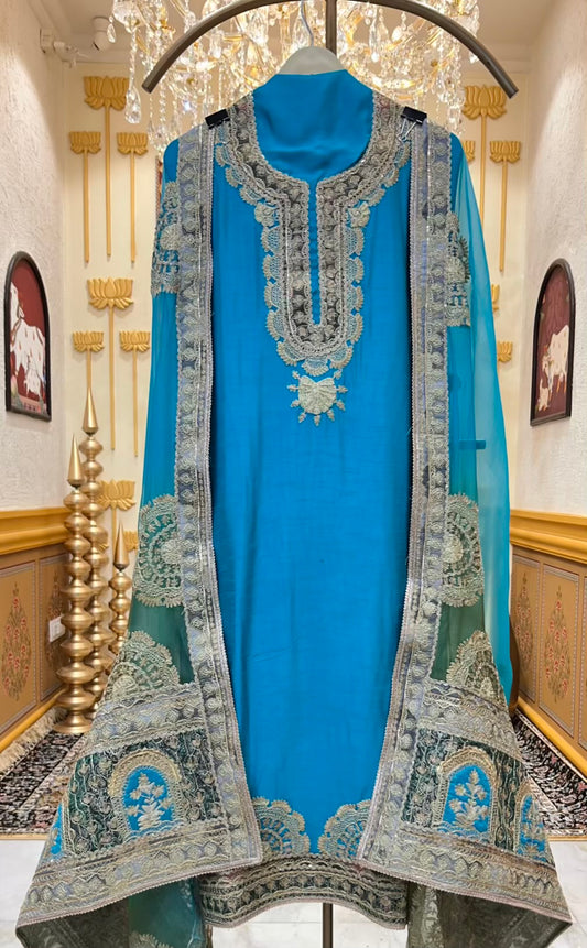 Zaylira Dori Gul Suit (Turquoise)