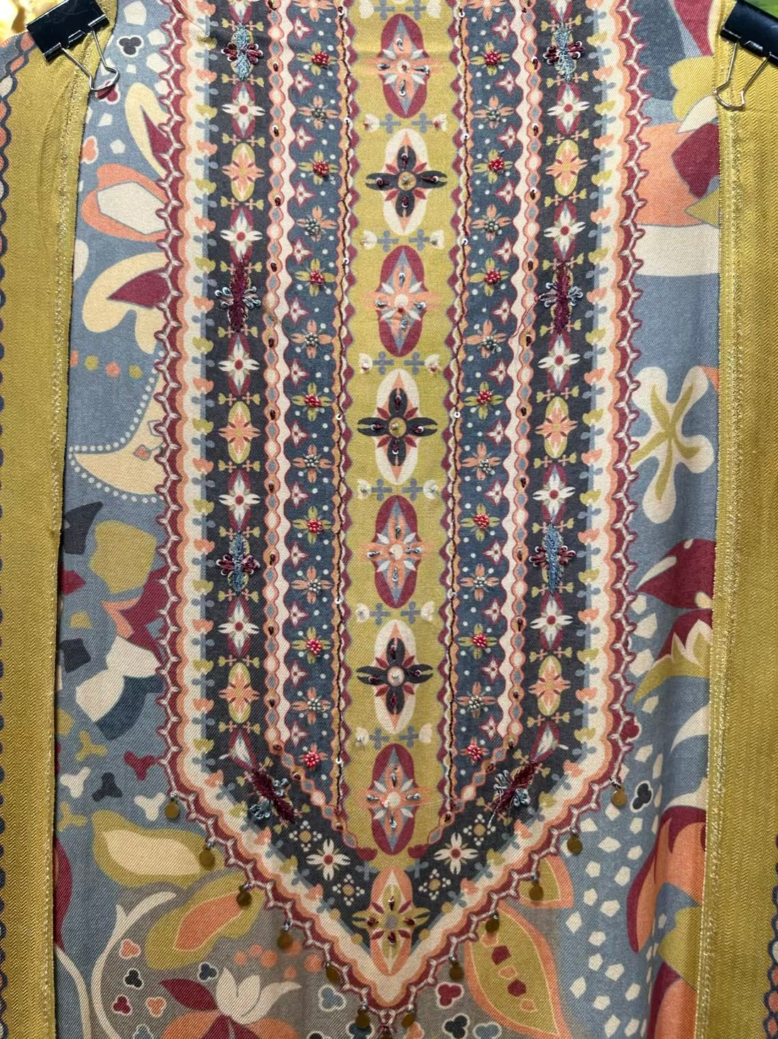 Eira Pashmina Suit (Silver Grey)