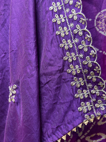 Inaayat Cotton Suit (Purple)