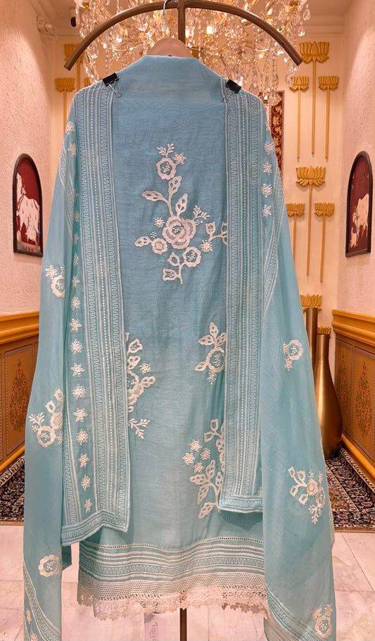 Abeer Resham Chanderi Suit