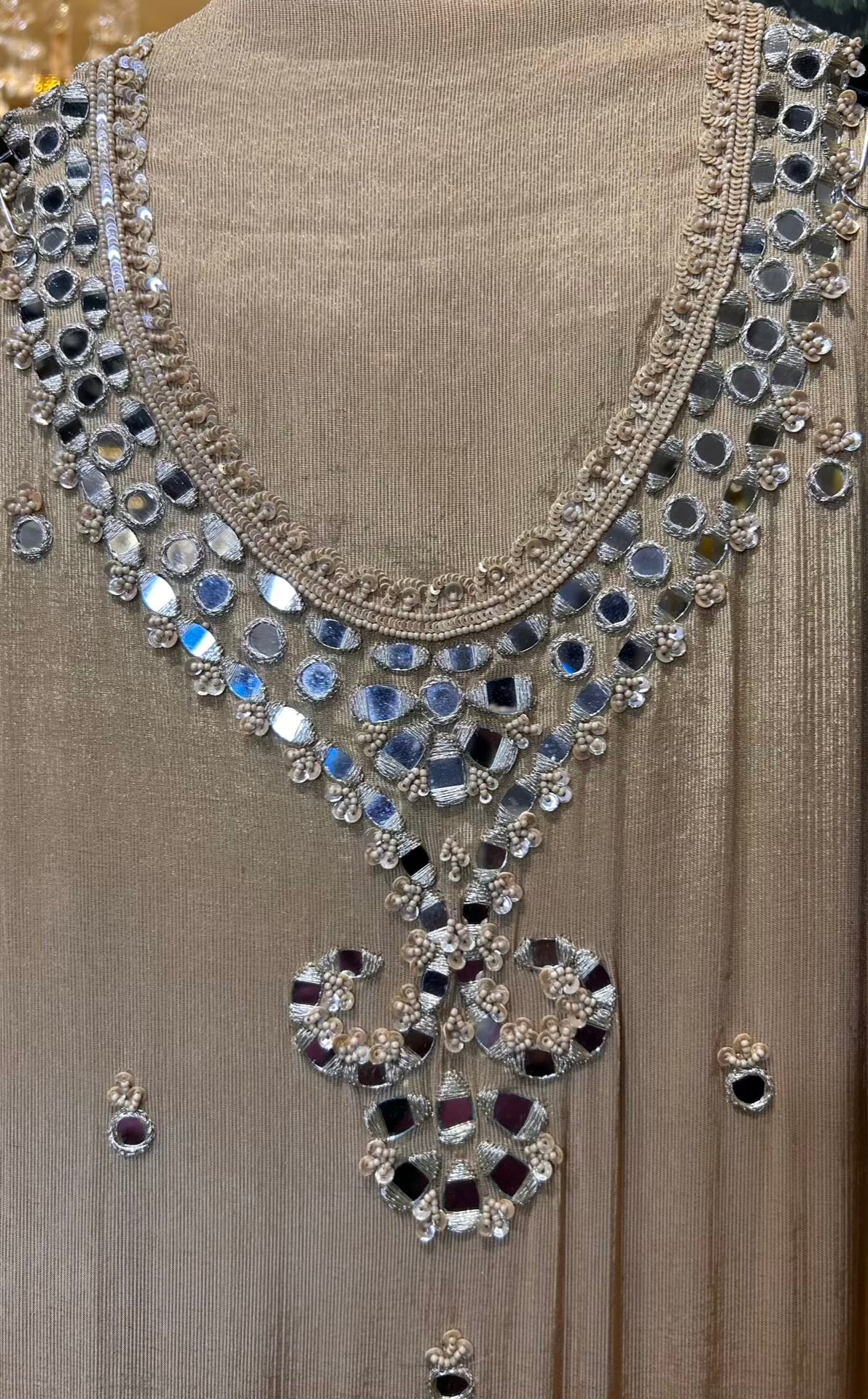 Mahzara Glow Suit (Beige)