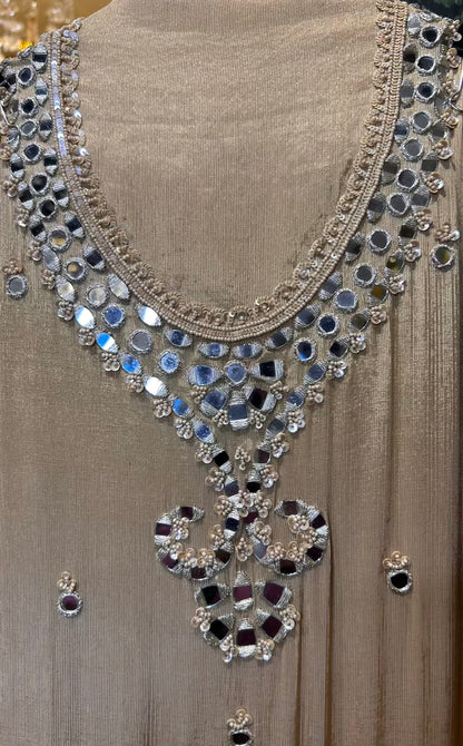 Mahzara Glow Suit (Beige)