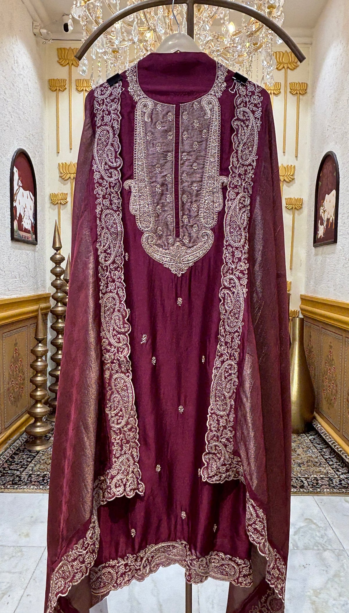 Ishq-e-Gul Silk Suit