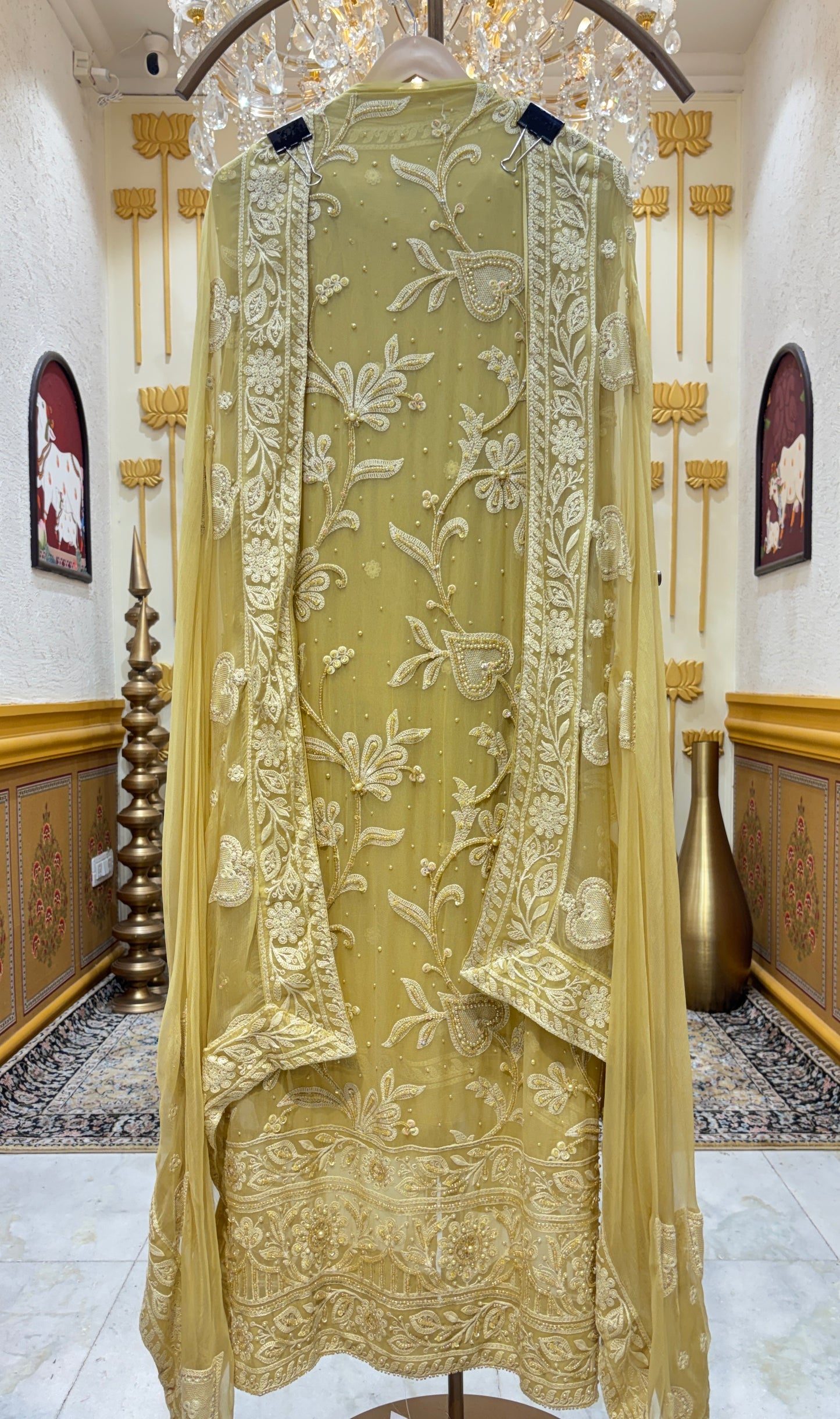 Aveera Handcrafted Georgette Suit