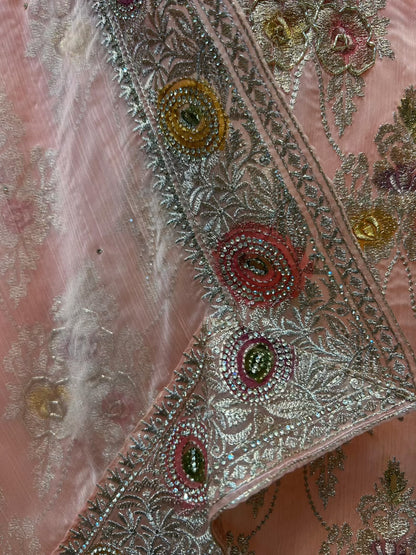 Sahiba Chiffon Grace Suit (Peach)
