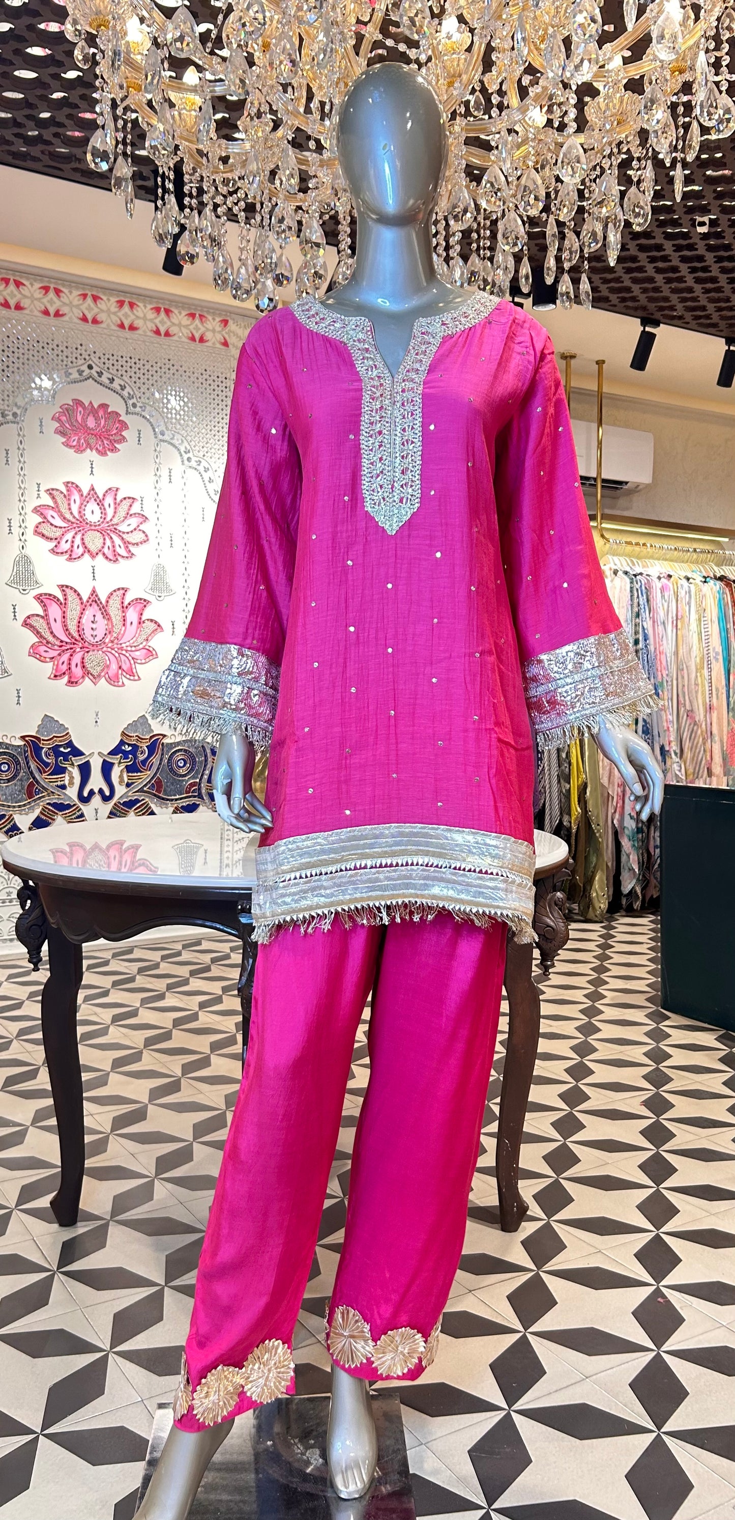 Nazm Pure Mul Co-Ord Set