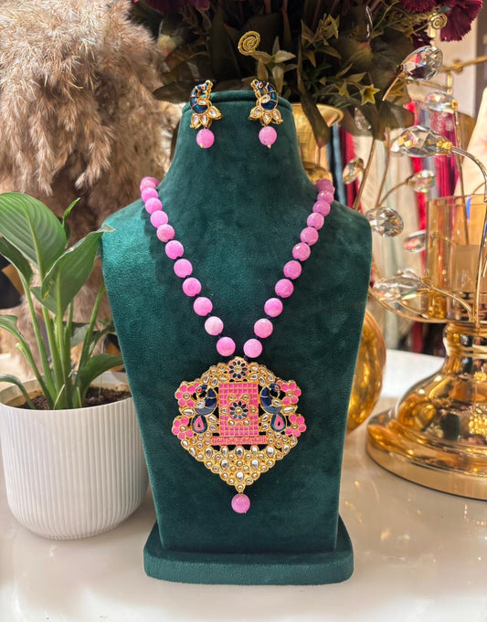 Afsheen Navrang Haar Set (Pink)
