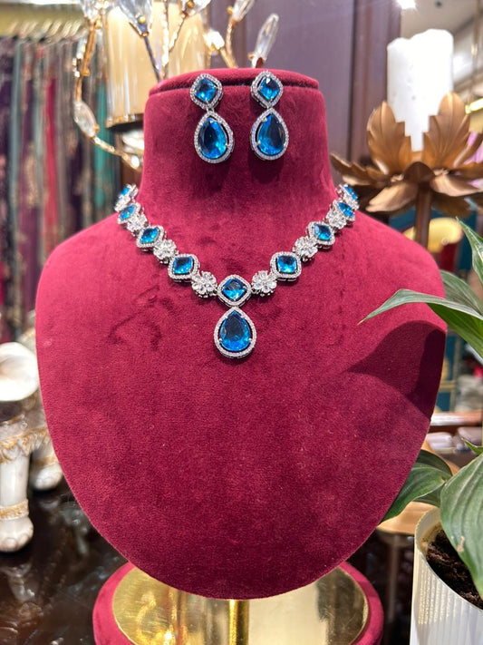 Ad Jewellery Set (Blue)