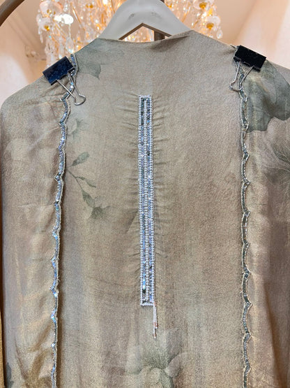 Anaya Printed Organza Suit