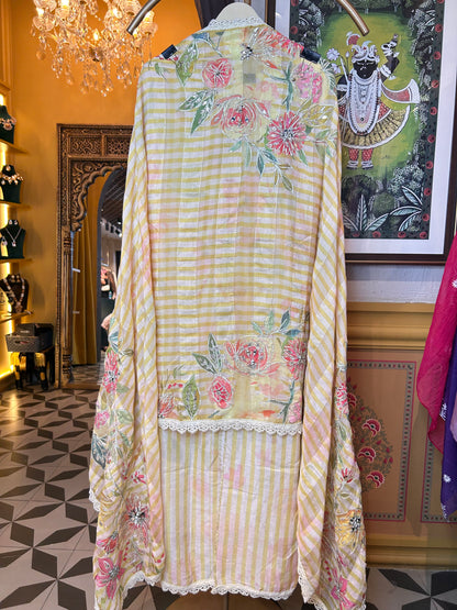 Ruhani Mul Chanderi Suit