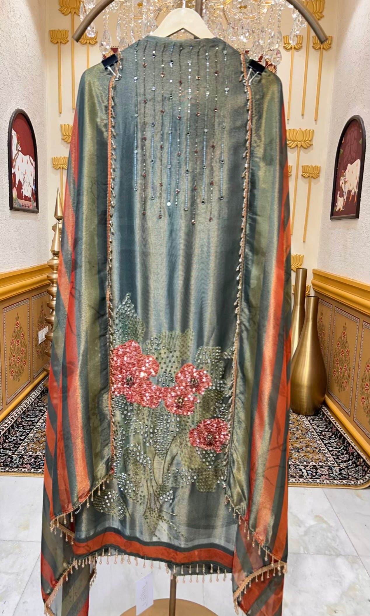 Rimaira Organza Grace Suit (Green)