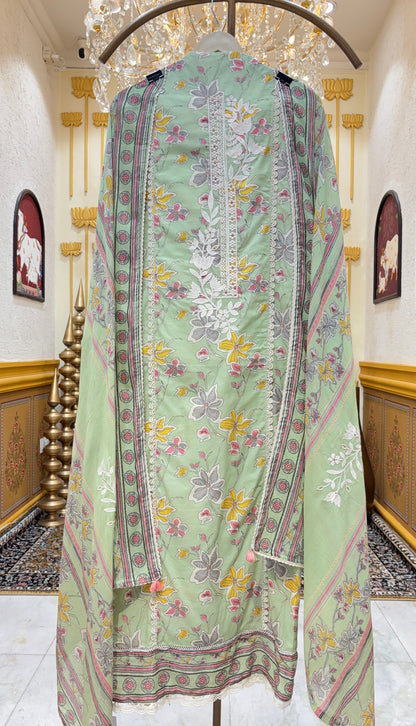 Gulraiz Threadlace Cotton Suit