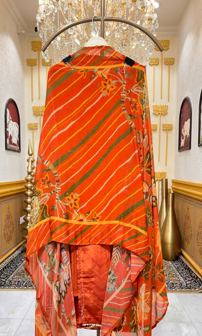 Mirvani Print Élan Suit (Rust)