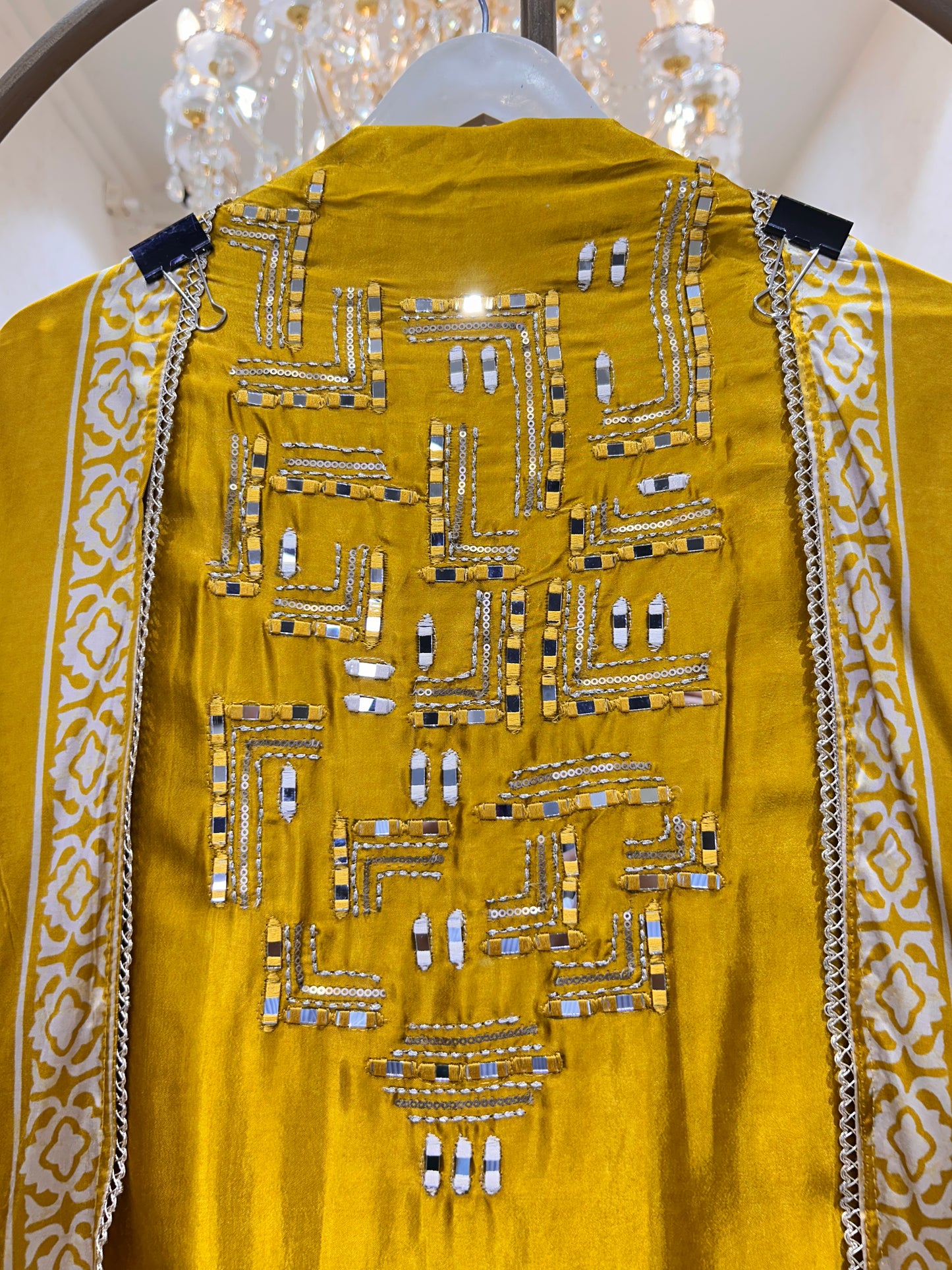 Gajji Rang Sheesha Suit