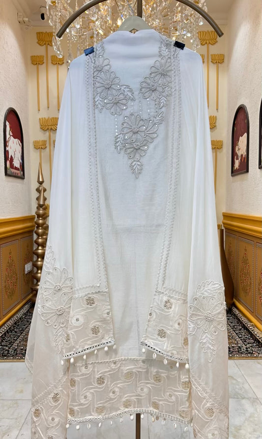 Zehra Dori Sequin Chanderi Suit