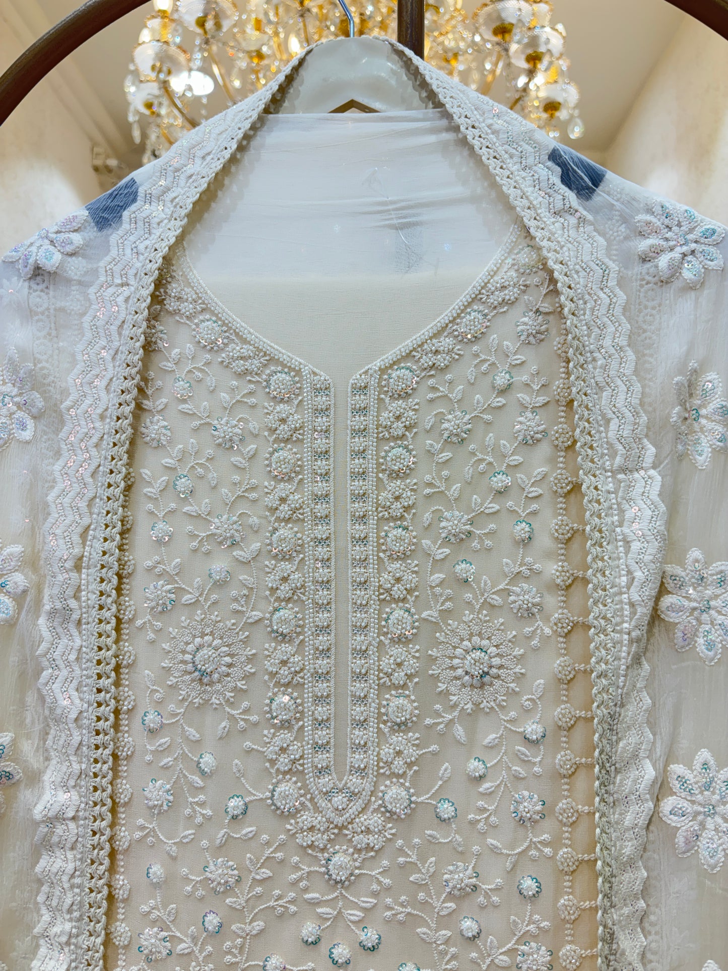 Aabroo Cutdana Georgette Suit
