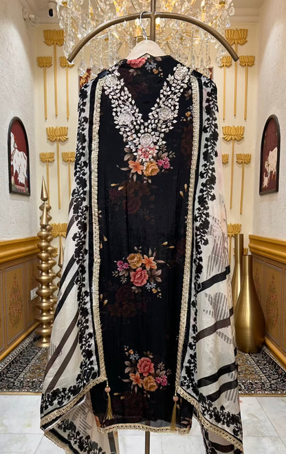 Elina Print Bloom Suit