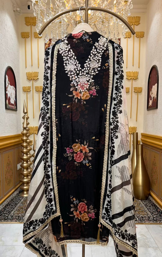 Elina Print Bloom Suit