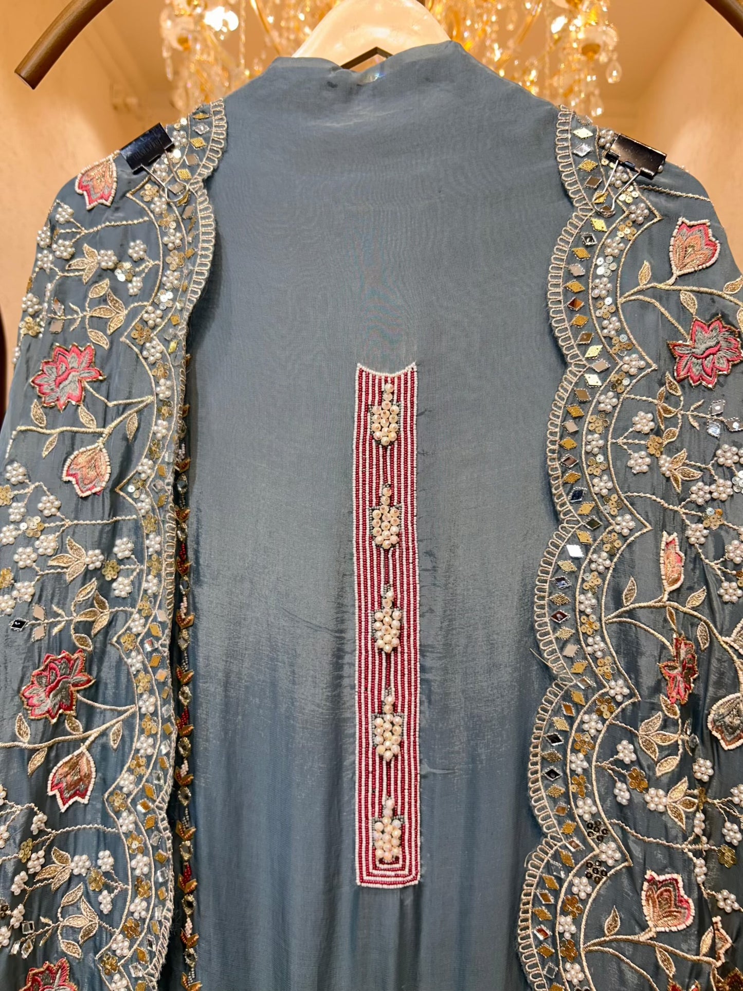 Ameera Naqsh Suit (Blue)