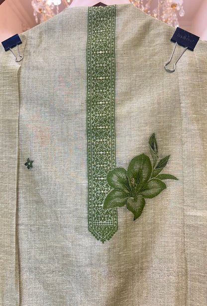 Ishvani Linen Suit (Green)