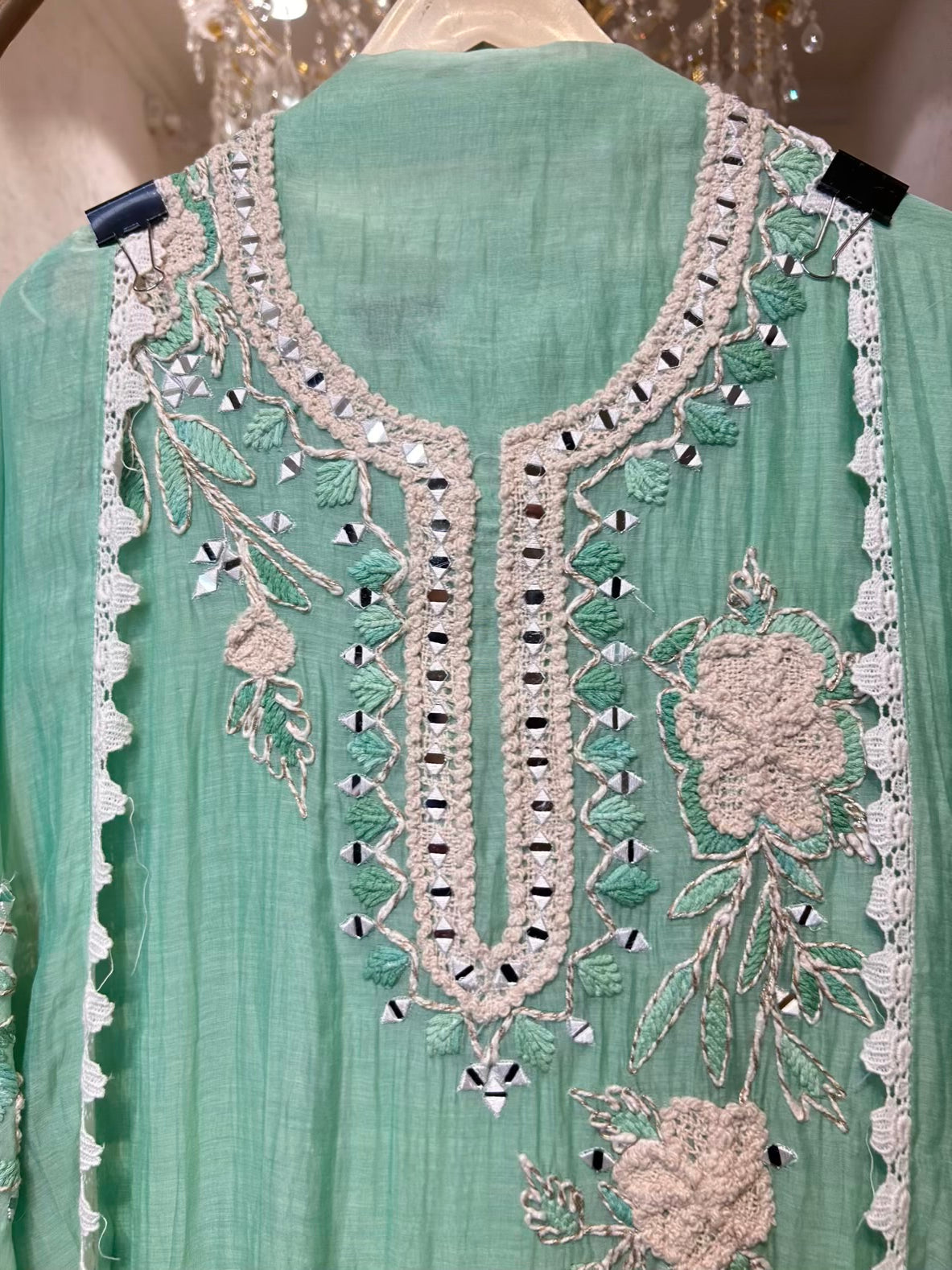 Sahira Aaina Dori Suit (Green)