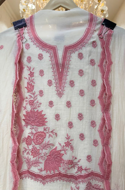 Ishana Mul Veil Suit (Pink)