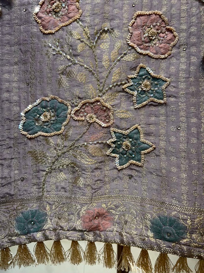 Zarvani Banarasi Heirloom Suit (Lavender)
