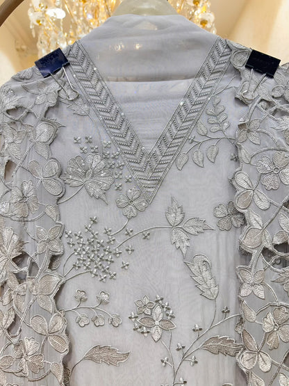 Zynera Threadspark Organza Suit