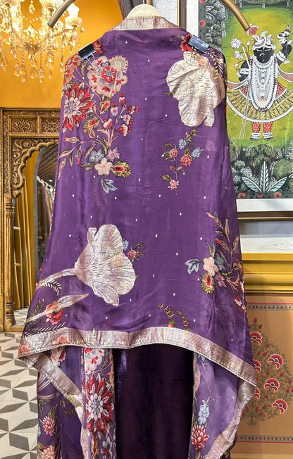 Ridwaan-é-Velvet Suit (Purple)