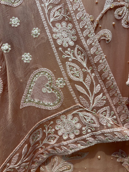 Aveera Handcrafted Georgette Suit