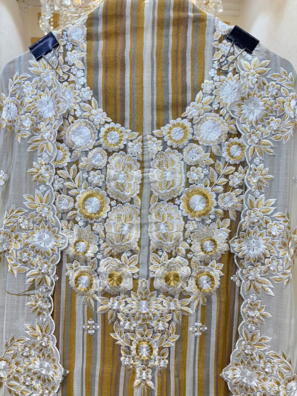 Ira Thread Chanderi Suit