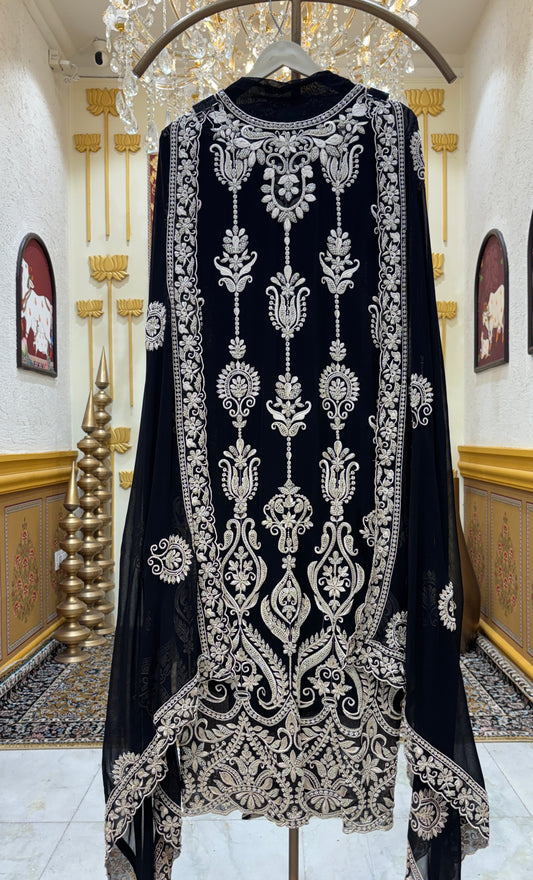 Noormahal Cutdana Georgette Suit
