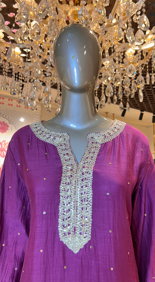 Nazm Pure Mul Co-Ord Set