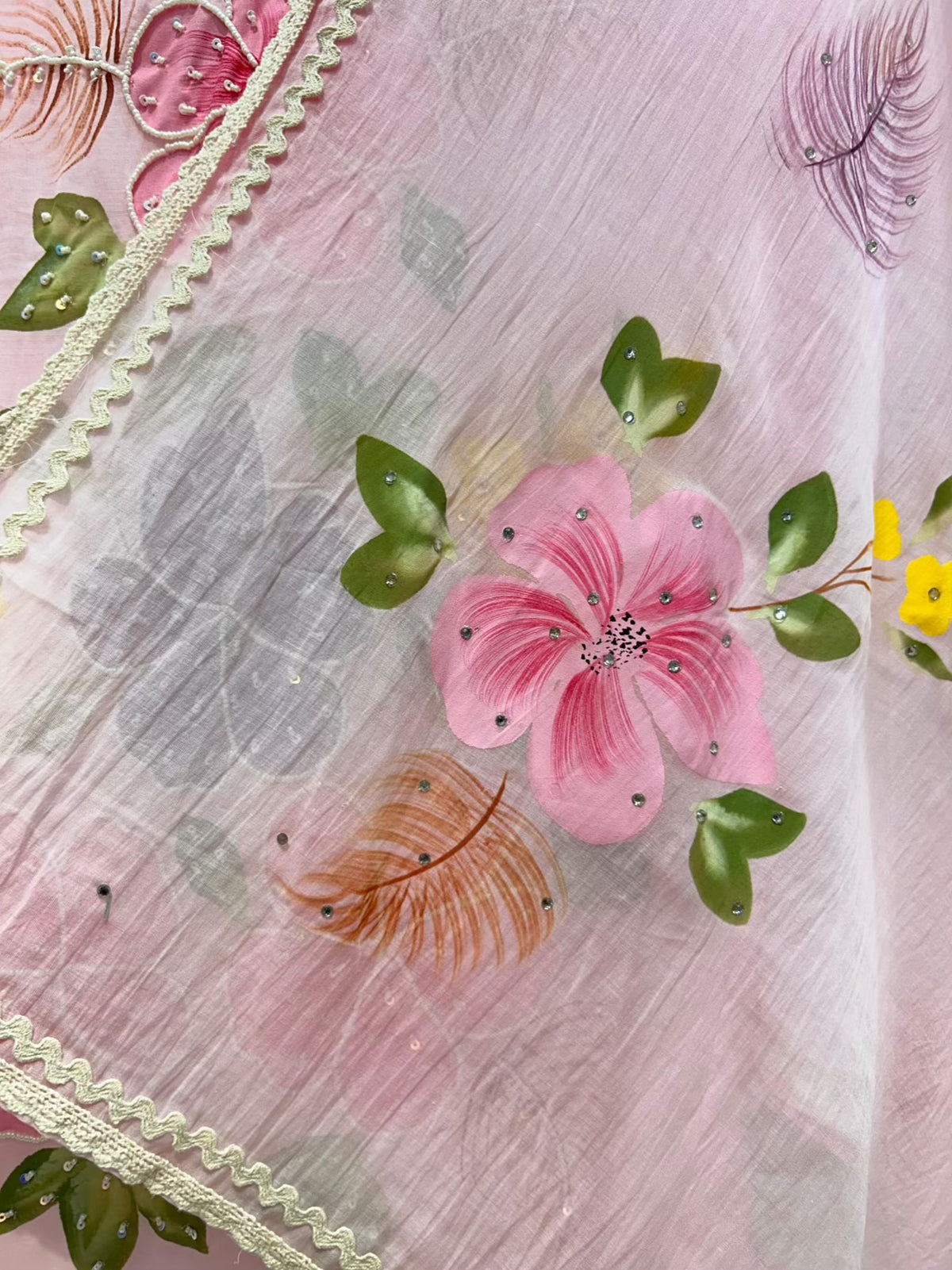 Soraya Handpainted Moti Suit