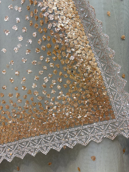 Zarmina Crystal Net Suit