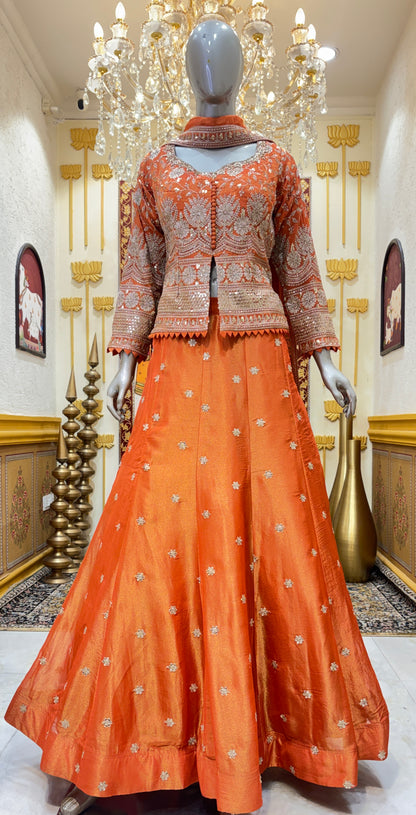 Parizelle Peplum Lehenga