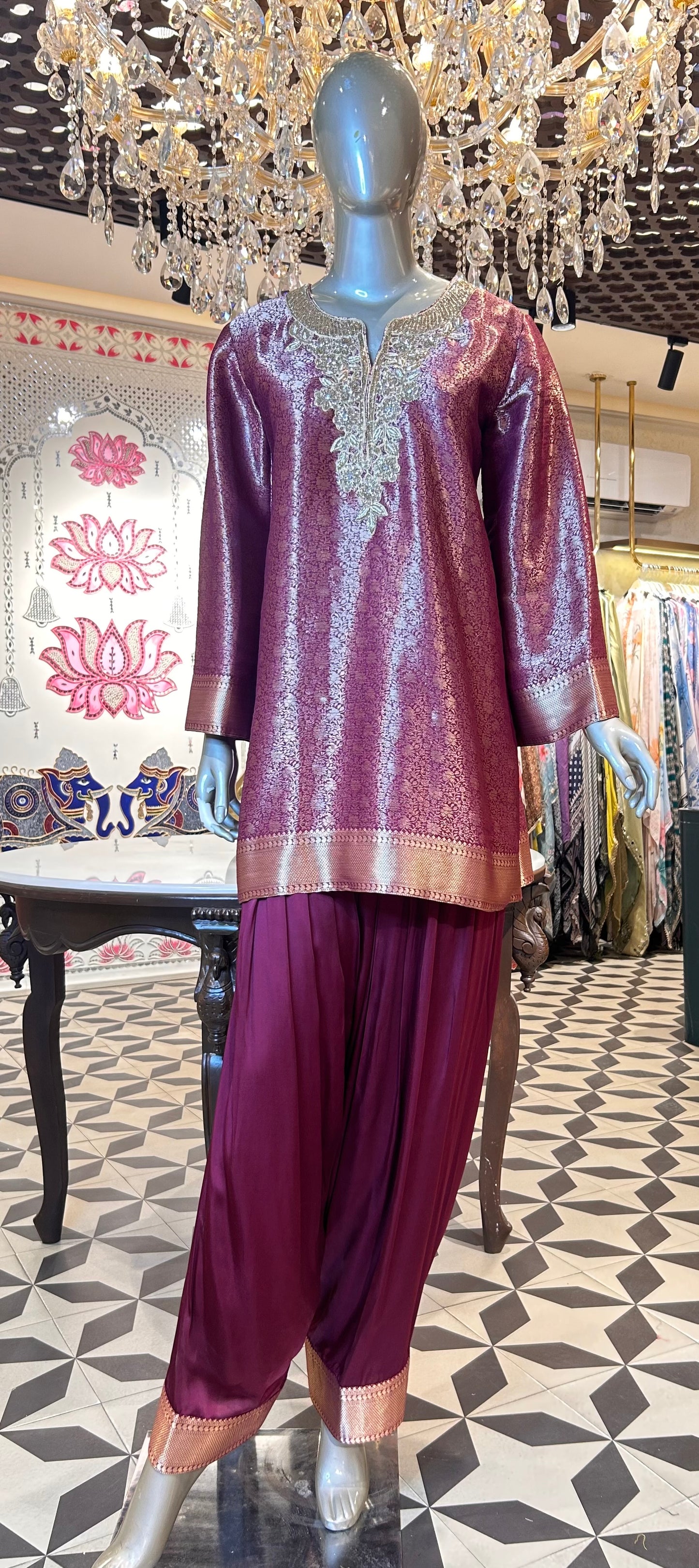 Shahbano Banarasi Co-Ord Set
