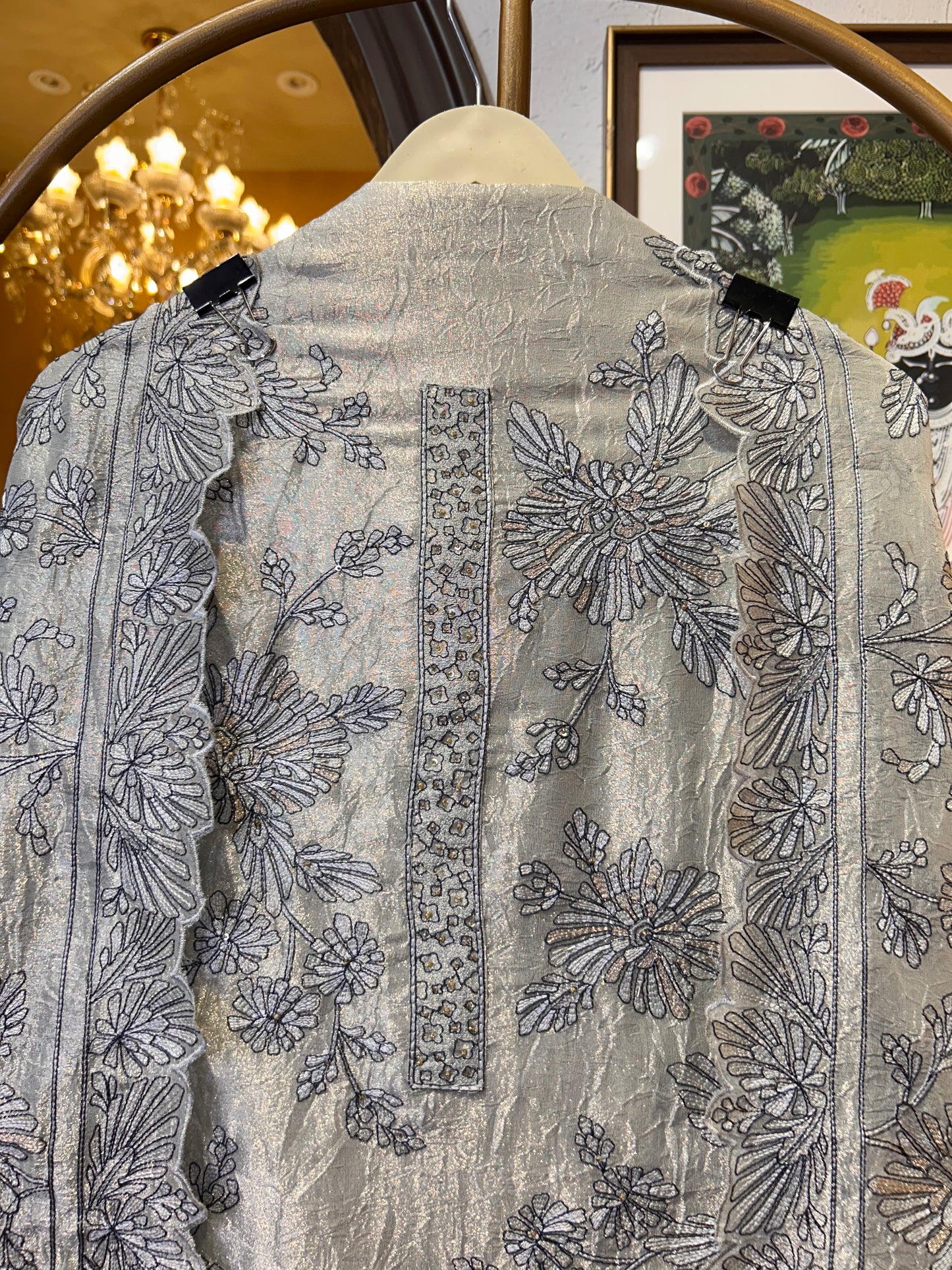 Luméra Threadé Tissue Organza Suit