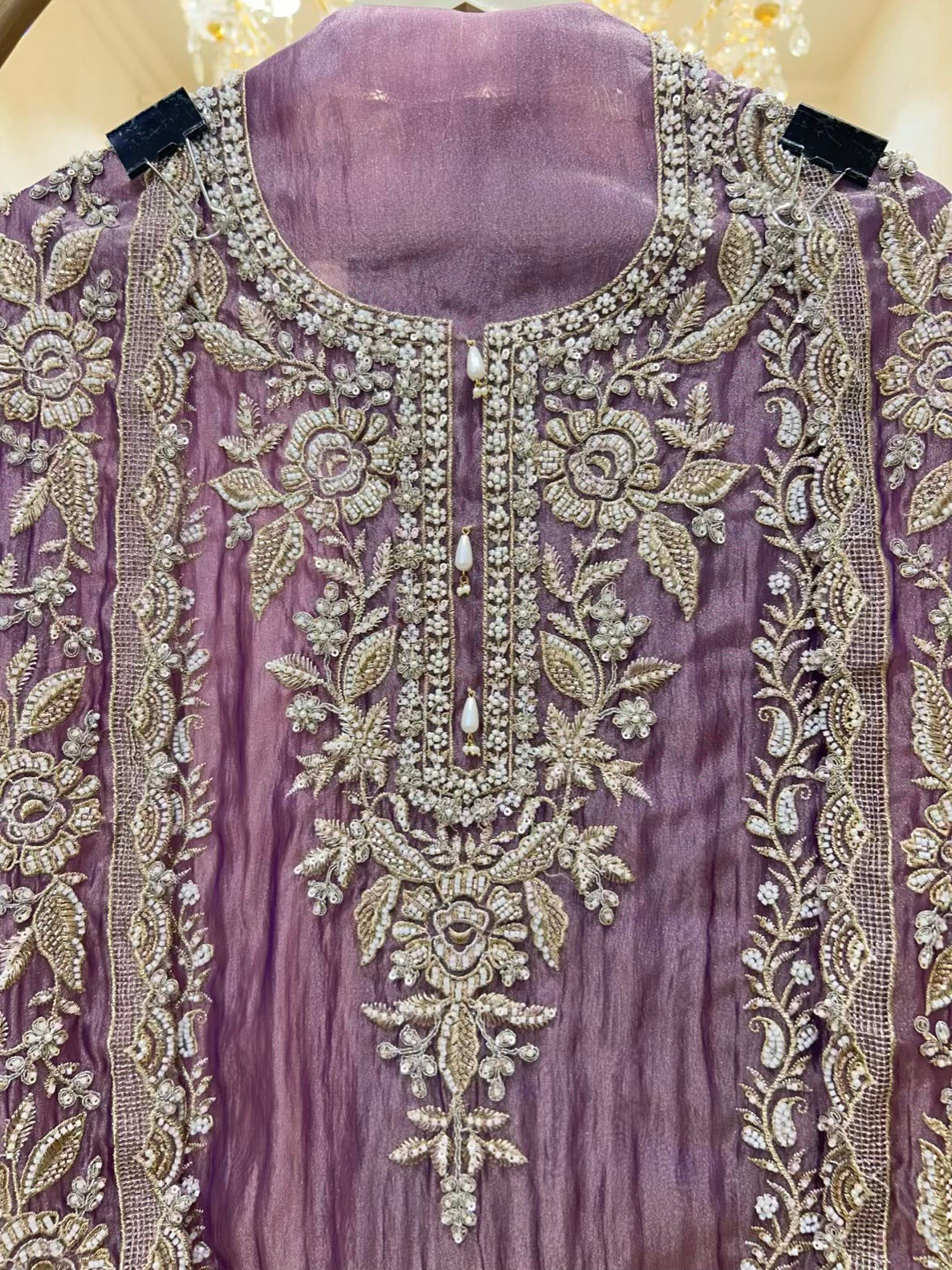 Aarini Tissue Élan Suit (Purple)