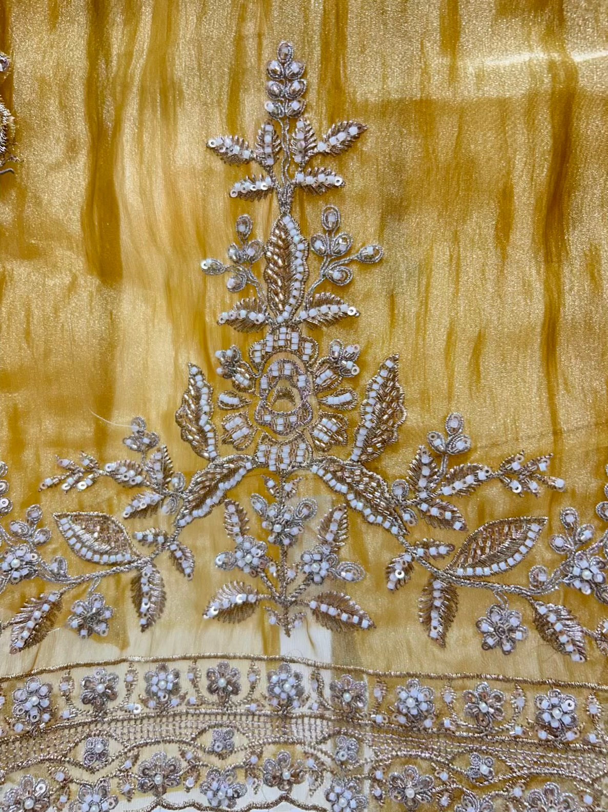 Aarini Tissue Élan Suit (Mustard)