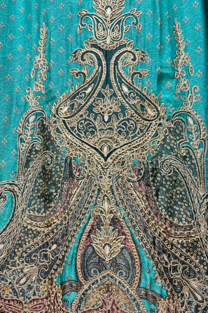 Vira Zari Crepe Suit