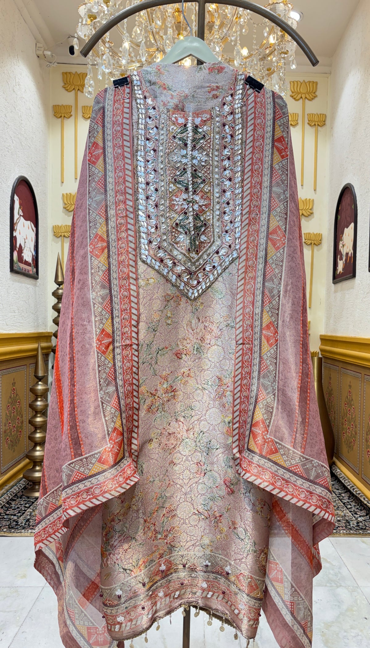 Aaranya Banarasi Organza Suit