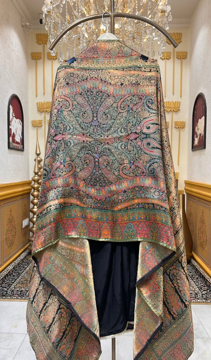Sahira Silk Noor Suit (Black)