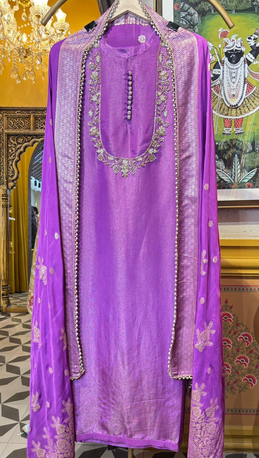 Nayab Jahan Suit (Purple)