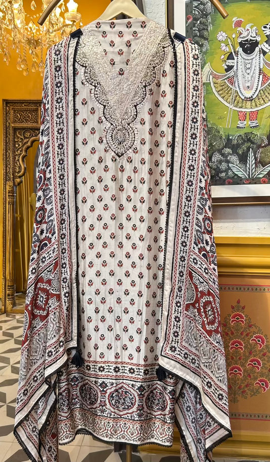 Zimal Silk Suit
