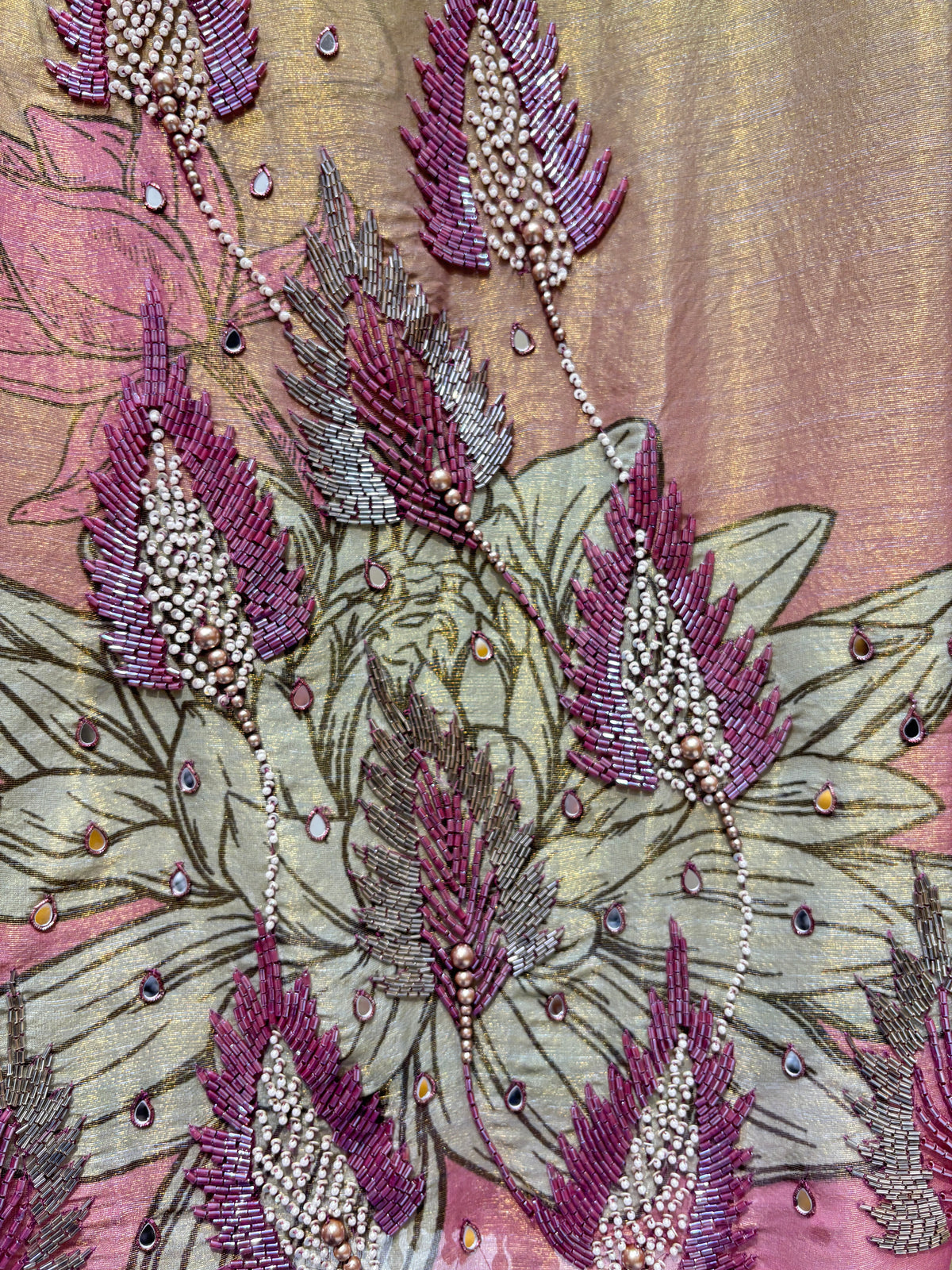 Gulrais Organza Suit