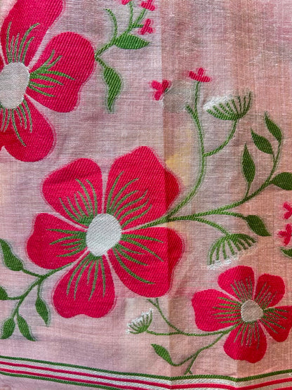 Zarjam Jamdhani Suit (Pink)