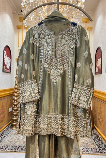 Ameya Organza Gharara Set